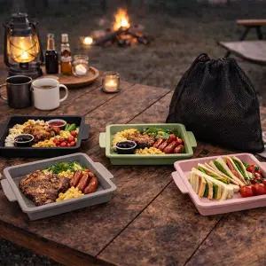 올인원 플레이트 접시 파우치세트