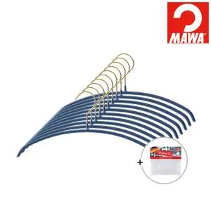 마와 B 키즈 논슬립옷걸이 이코노믹 30P 펄블루 10개+연결고리