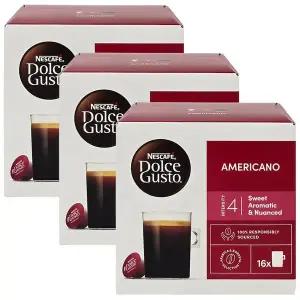 네스카페 돌체구스토 캡슐 커피 아메리카노 16입 3박스