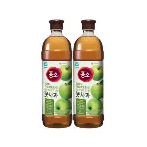 청정원 홍초 풋사과 1.5L x 2개