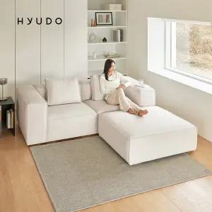 [4월 특별가] 휴도 기억의 동백 2240 정품조야 패브릭 오코텍스 3인용 넓은 소파