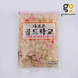 다조은 골드락교 1kg 이엔 일식 락교 대용량 업소용 반찬