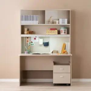 리바트 로넌 1200 책상세트 (2단서랍, 조명 포함)