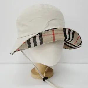 [navid1]체크 파이핑 뒷주름 벙거지/가벼운 여름 면 클래식 버킷햇 챙모자