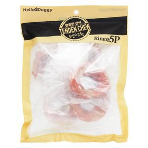 헬로도기 강아지껌 강아지오래먹는간식 텐던츄 링 스몰 5p