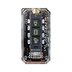 킬다크 5방향LED 전자호루라기 호신용품 어깨경광등 휘슬 후레쉬 손전등 랜턴 KDSW-130