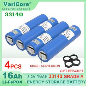 VariCore 전기 스쿠터 바이크 전동 공구 배터리팩 리튬 인산철 셀 4S 12V 3.2V 33140 15Ah 16000mAh 4 개