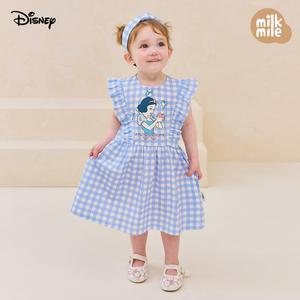 [밀크마일] [디즈니]백설공주 러블리체크원피스