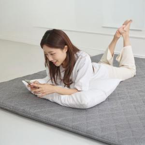 접이식 푹신한 매트리스 3단 토퍼 바닥 침대 싱글 더블 퀸 3color