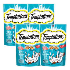 템테이션 고양이 스낵 고소한 참치맛 75g 4개 / 고양이간식
