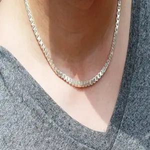 박스 4mm 은목걸이 도톰한 커플 데일리 모임 남자 여자 925실버 남...