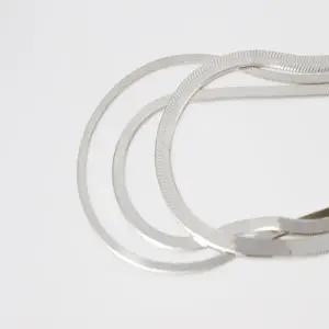 [차차실버]뱀줄 3mm 스네이크 은목걸이 실버체인 남자 여자 남성 여성 얇은