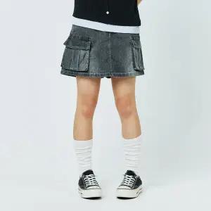 [소이] 여자 여름이월 4부 카고 데님랩바지(25M1268)