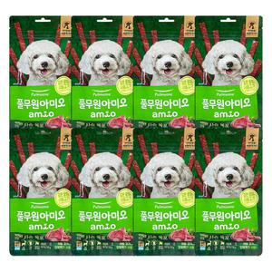 풀무원 아미오 자연담은 간식 사슴 육포 50g 8개 / 강아지육포