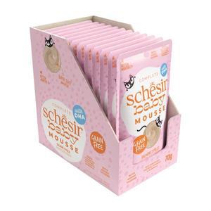 쉐지애 베이비무스 연어닭 고양이 주식 파우치 70g 12개