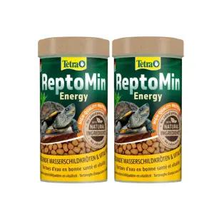 테트라 렙토민 에너지 청 수생 반수생 거북이 거북 사료 먹이 밥 250ML 85g 2개