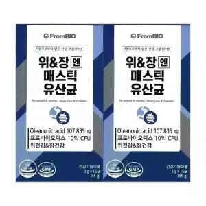 프롬바이오 위장엔 매스틱 유산균 1개월 15포 2개 / 써클