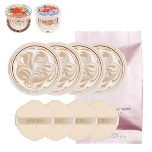 에이지투웨니스 에센스 커버 팩트 플로라 에디션 14g(SPF50+) 리필 4개