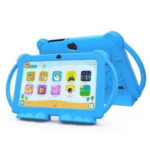 안드로이드 15 아동용 태블릿, 아동용 7인치 태블릿, 8GB RAM 32GB ROM 유아용 태블릿, 케이스 포함, 쿼드