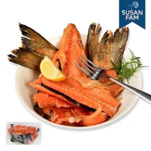 노르웨이 연어서더리 5kg 10kg 연어 머리 갈비 꼬리 특수부위 구이용 벌크 대용량