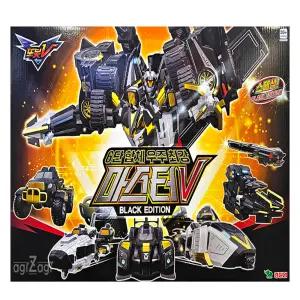 또봇V 6단합체 우주 최강 마스터V Black Edition /대형 로봇 자동차 변신 완구 장난감