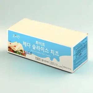 동원 소와나무 체다 화이트 슬라이스 치즈 18g x 100매 고칼슘 대용량