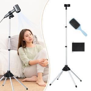 라포식 휴대용 접이식 헤어 드라이어 스탠드 높이 조절  수직형 거치대  받침대 핸즈프리