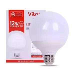 볼전구 VITSON 숏 G95 12W 3000K 484996 G95 12W KS/L-SN