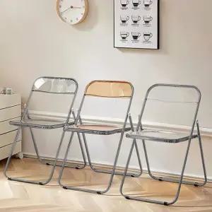 아트박스 마전동상회 카페 접이식의자 아크릴 폴딩체어 간이 의자