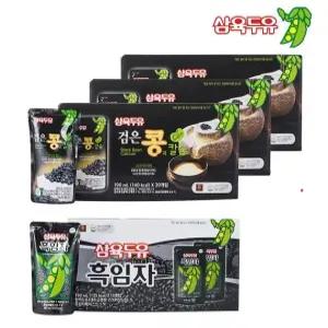 삼육두유 검은콩과 칼슘 흑임자 두유 파우치 190ml 80팩