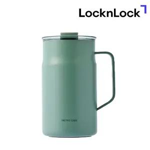 락앤락 메트로 세라믹 머그 텀블러 600ml 말차라떼 대용량 스텐 차량용 커피 티 LHC4282KKI_C