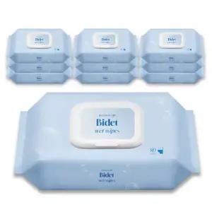 대용량 순수데이 비데티슈 비데물티슈 저자극 잘녹는 화장실용 80매10팩