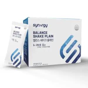 시너지 밸런스 쉐이크 플레인 58gX14포 동물성 단백질(분리유청단백) 식물성 단백질(분리대두단백) 5:5