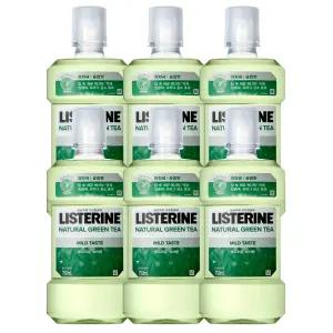 리스테린 그린티 가글 750ml 6개