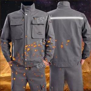 용접 단열 건설 세트 방염복 작업복 용접복