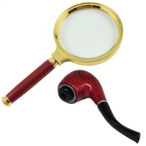 셜록홈즈 프레 소품 파이프 돋보기 대탐정 장비 스틱