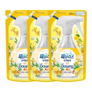 페브리즈 섬유탈취제 강력탈취 시트러스버베나 리필 320ml x 3개