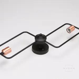 무담스토어 직부등 17801-2 트레이 2등 블랙 전구별도 방조명 방천장등