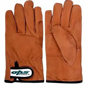 알곤장갑 G-201 밤색 용접 장갑 절연 방열 보호 산업 안전 작업 금속 기계