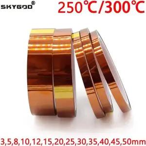3mm - 50mm 3D 프린터 부품 고온 방지 열 BGA Kapton 폴리이미드 절연 단열 접착 테이프