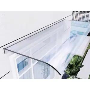 아크릴 캐노피 비가림 빗물차단 비막이 처마 투명 지붕 40X80cm