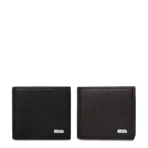 YB_CPI3024B 반지갑남성중 심플 검정 브라운 학생용 접는 선물용 졸업 남자