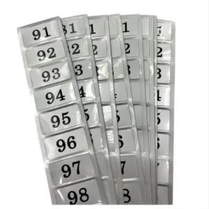목욕탕 학교 사우나 스티커 사물함 번호판 번호표 찜질방 PVC 신발장 숫자 옷장 헬스장 사각번호(소)