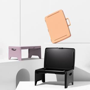 휴대용 노트북 책상 접이식 작업 테이블 컴퓨터 거치대, 자동차 거실 소파 침대 독서 도구, TV 재생, 숙제