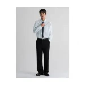 매장정품 에잇세컨즈 8SECONDS [매일슬랙스]세미와이드핏 스프링 슬랙스 블랙 456121MME5 675722