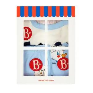 [롯데백화점]베베드피노 올 오버 할리 베이비 바디수트 세트 BP52SE188