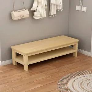 폭좁은의자 원목 긴 벤치 침대틈새 단층 선반 웨이팅
