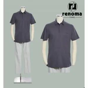 [롯데백화점]레노마 SS 봄여름 네이비 프리미엄 반팔카라티셔츠 RQJMTT58A