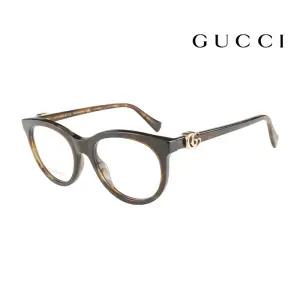 명품 안경테 GG1074O 002 라운드 뿔테 여자 남자 안경
