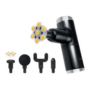 알파 힐링칩 초소형 무선 진동 마사지건 진동 체형 근육 관리 원터치 4단 강도조절 2400-3200 RPM 안마기